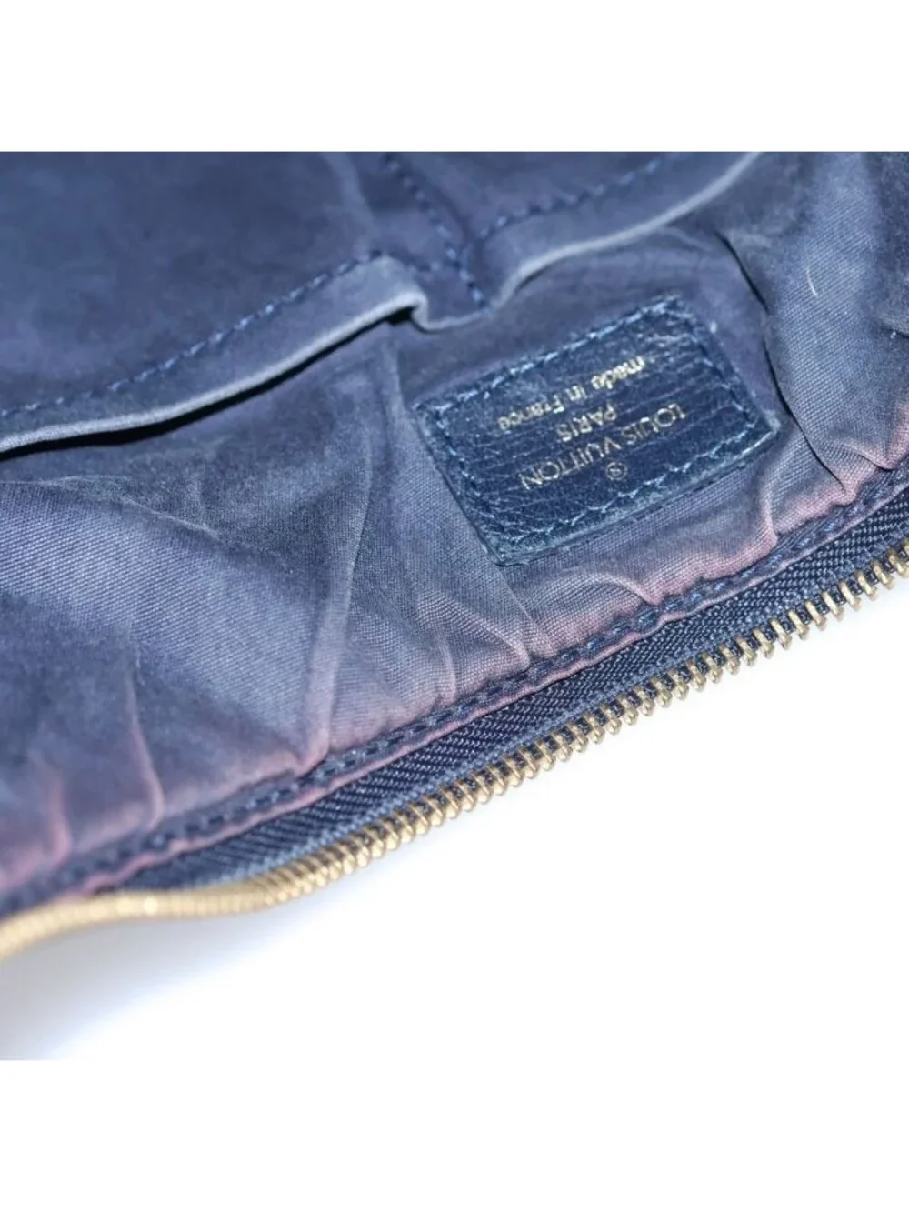 Louis Vuitton Monogram Idylle Rhapsody MM Shoulder Bag Navy Ivory Leather